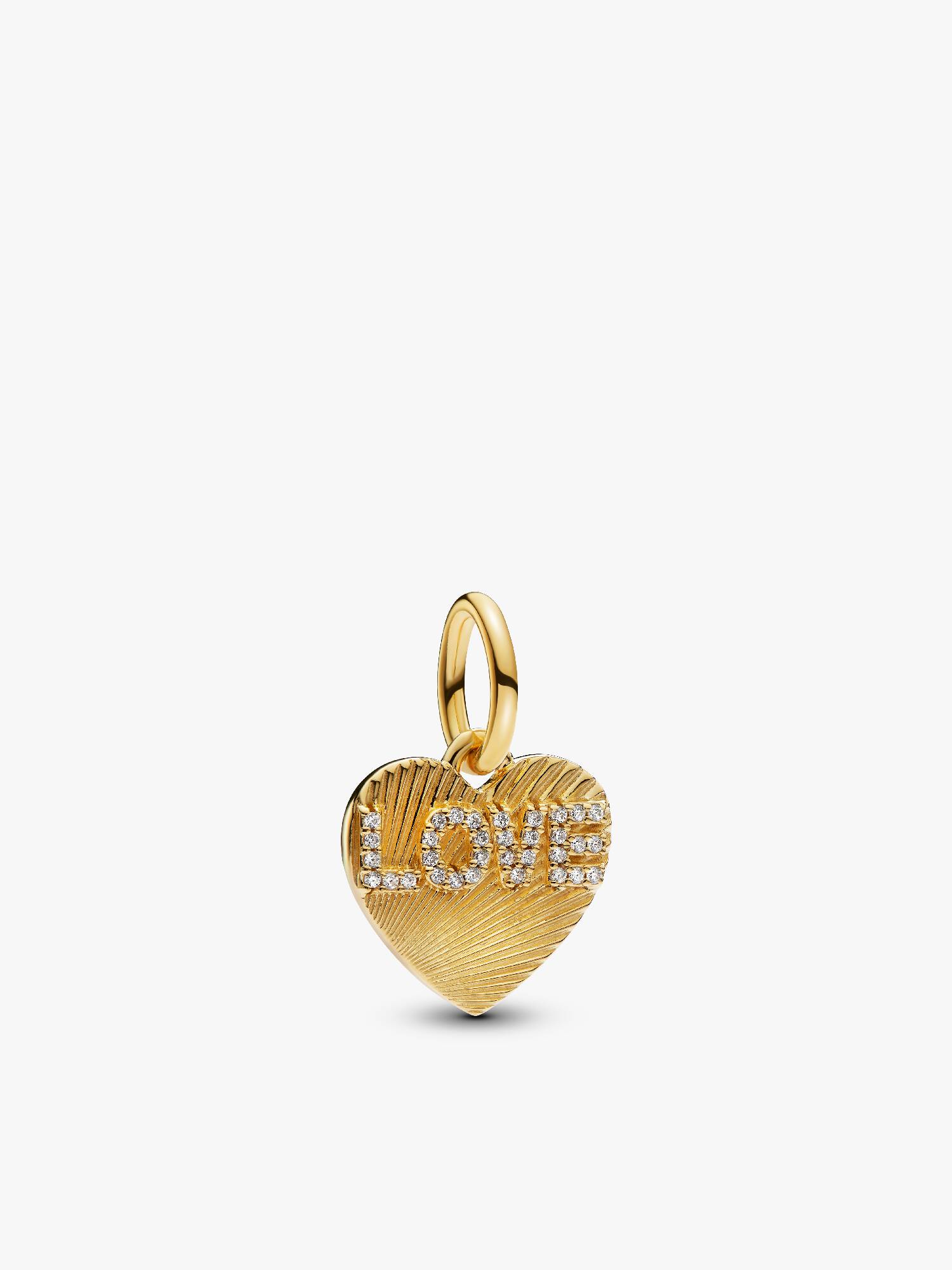 İşleme Yapılabilir Kalp Etiket Sallantılı Charm