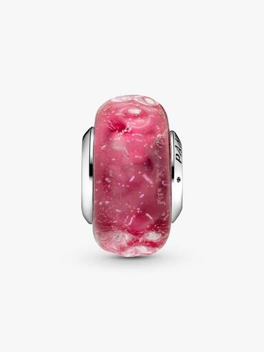Fantastik Pembe Murano Charm