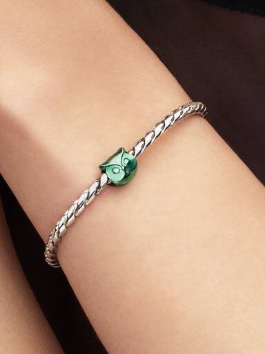 Yeşil Baykuş Mini Charm