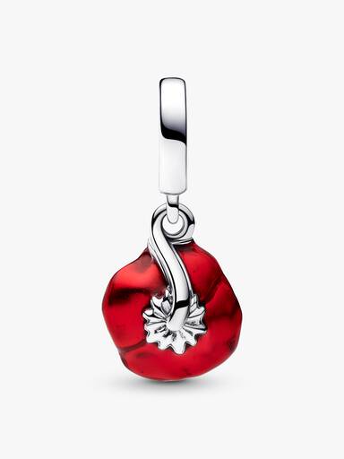 Kırmızı Çiçek Sallantılı Charm