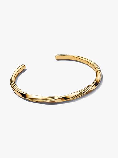 Kıvrımlı Açık Bangle Bileklik