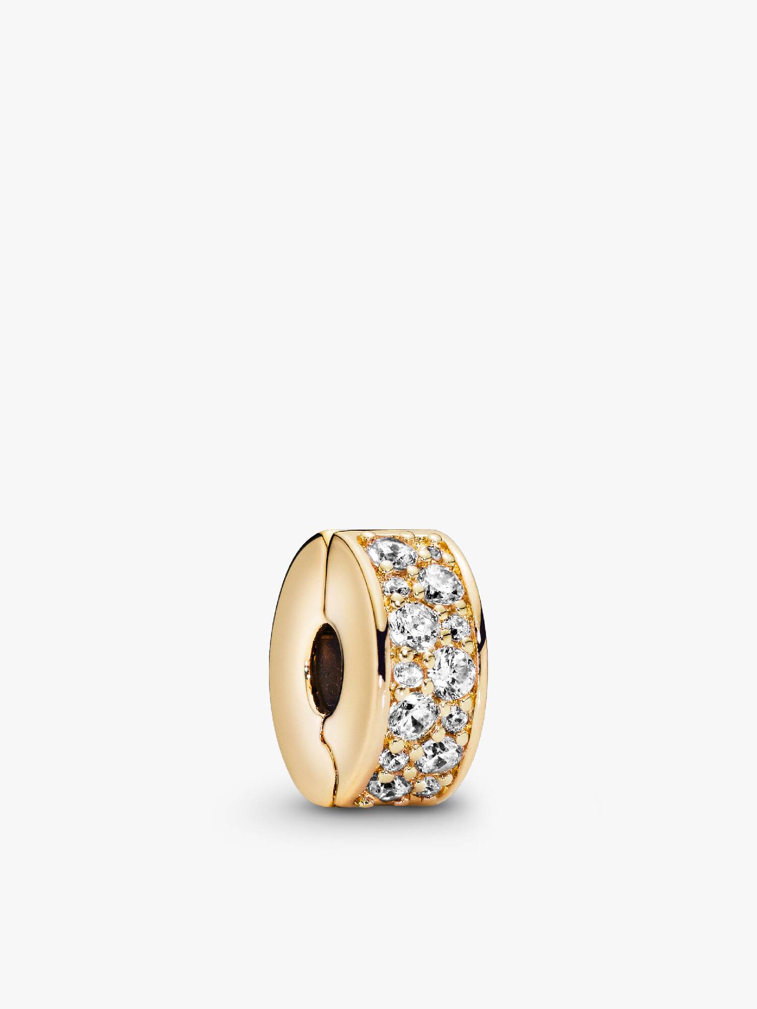 Şeffaf Pavé Klips Charm