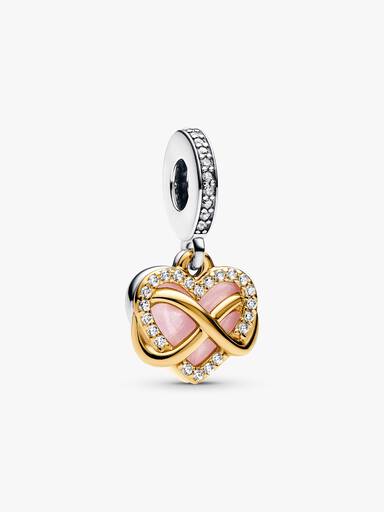 Işıltılı Sonsuz Kalp Sallantılı Charm