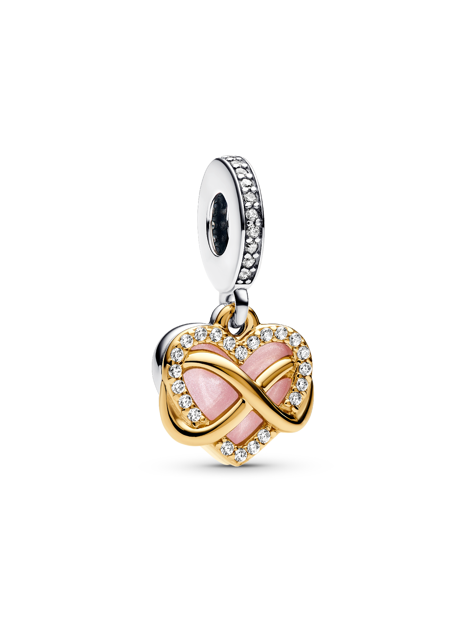 Işıltılı Sonsuz Kalp Sallantılı Charm
