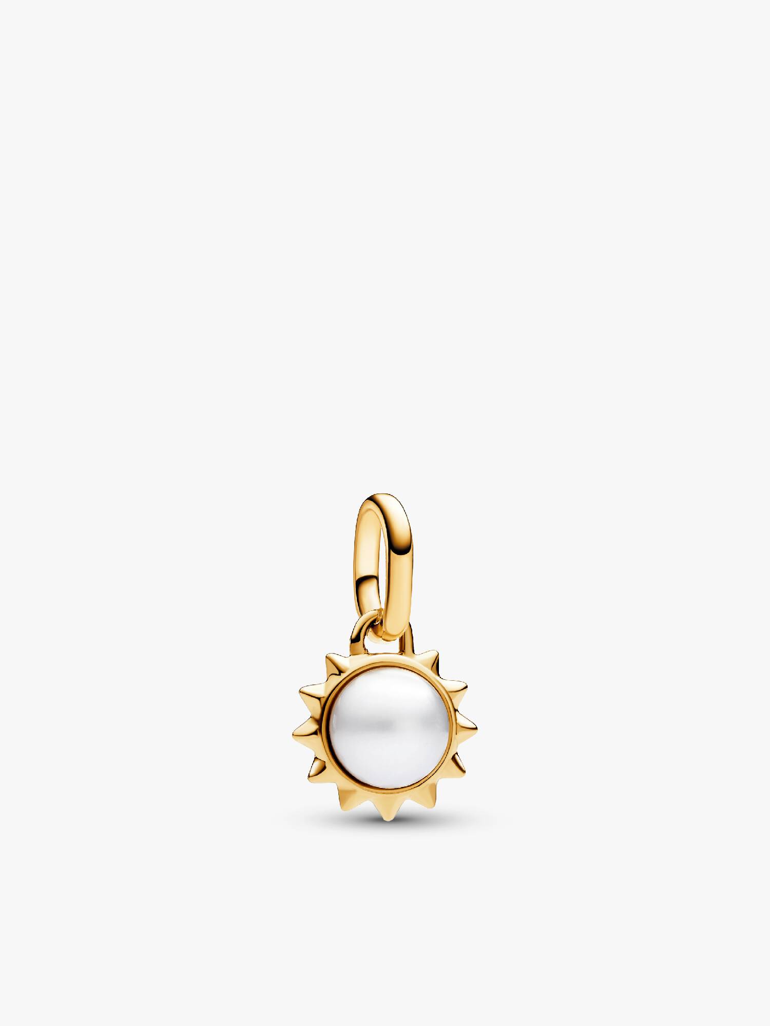 Pandora ME İşlenmiş Tatlı Su Kültür İncisi Güneş Mini Sallantılı Charm