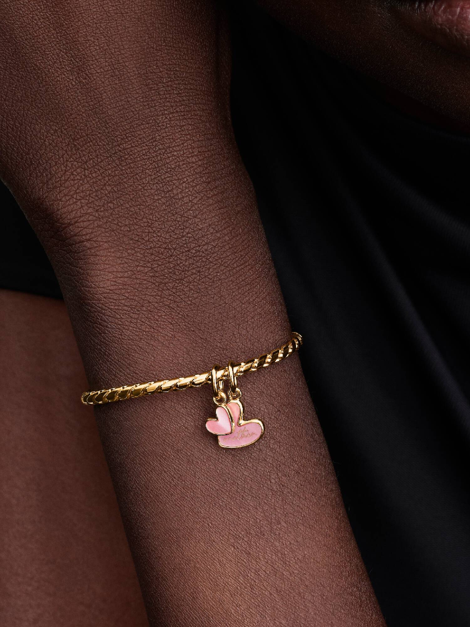 Pembe Anne ve Kız Ayrılabilir Sallantılı Charm 