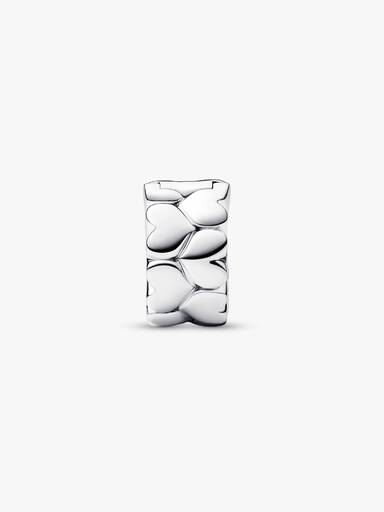 Kalp Desenli Klips Charm