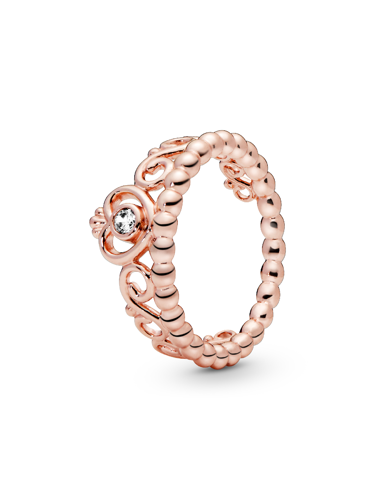 Prenses Tacı Yüzük | Pembe altın kaplama | Pandora TR