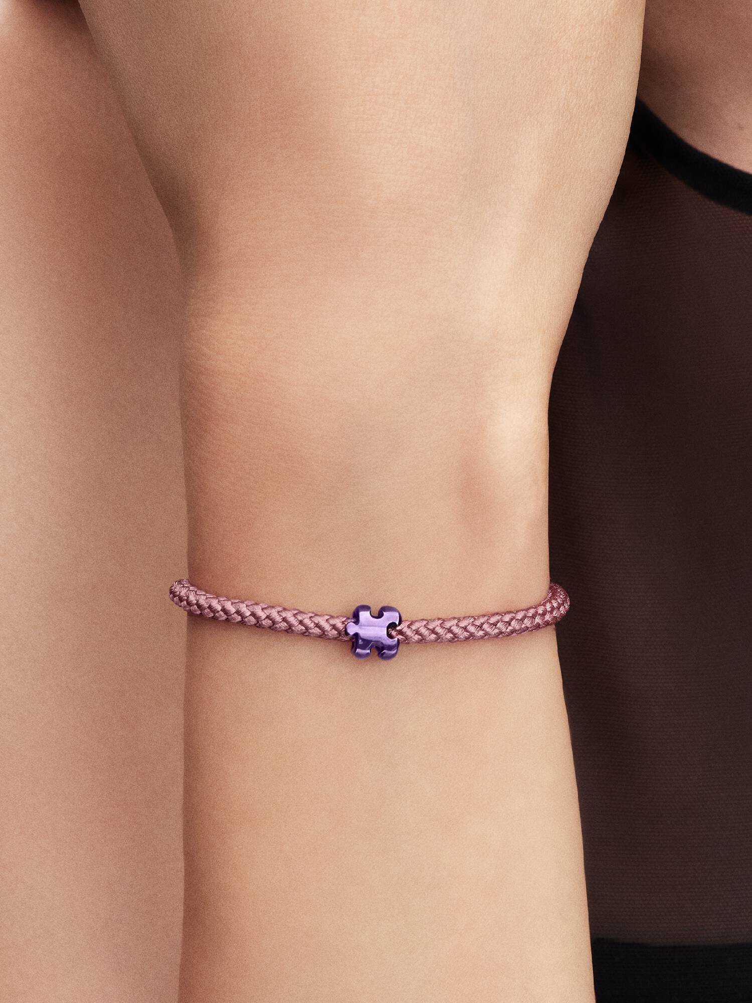 Mor Yapboz Parçası Mini Charm