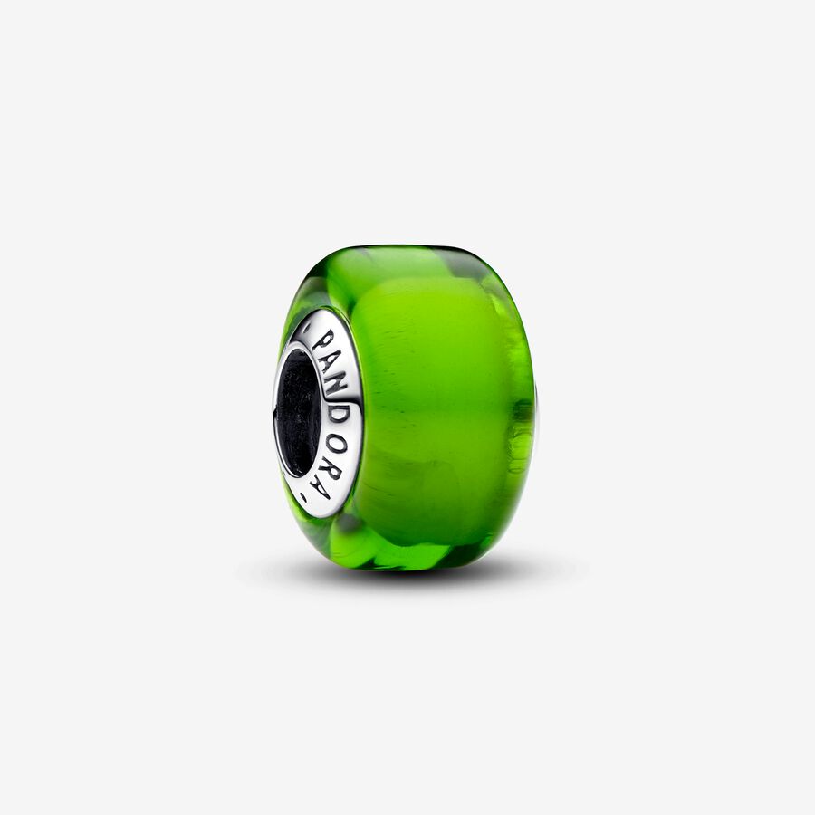 Yeşil Mini Murano Cam Charm image number 0