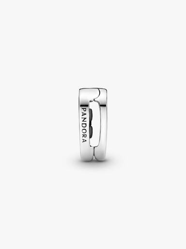 Mavi Pavé Kalp Klips Charm