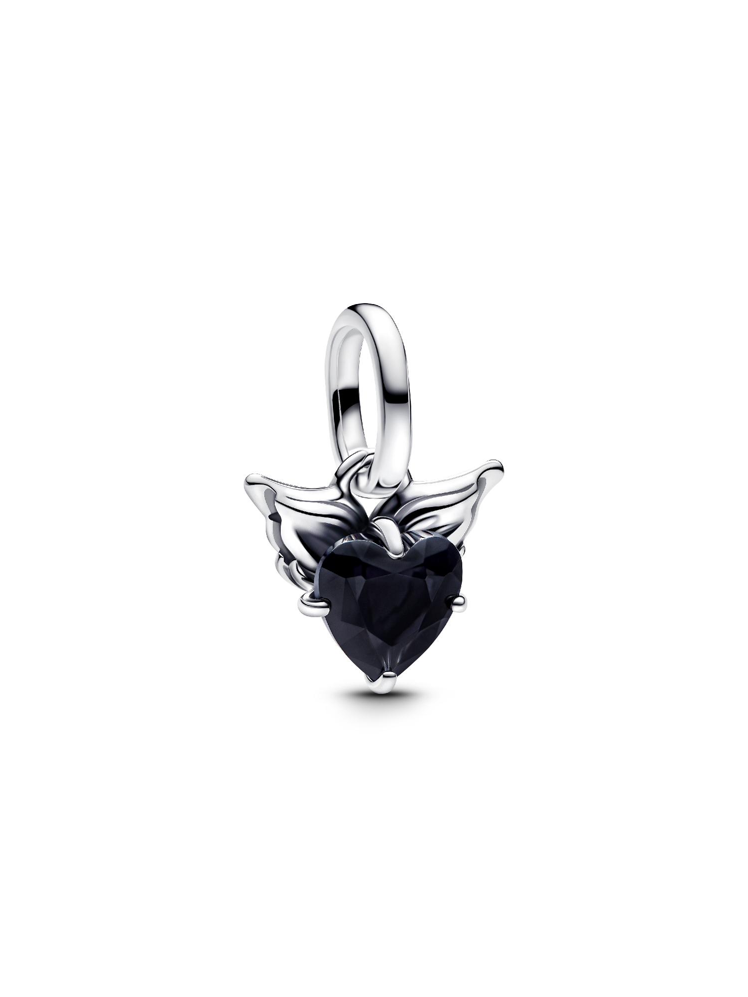 Kanatlı Kalp Mini Sallantılı Charm