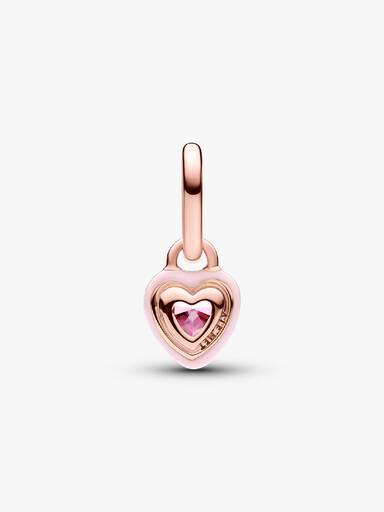 Pandora ME Pembe Çakra Kalp Mini Sallantılı Charm