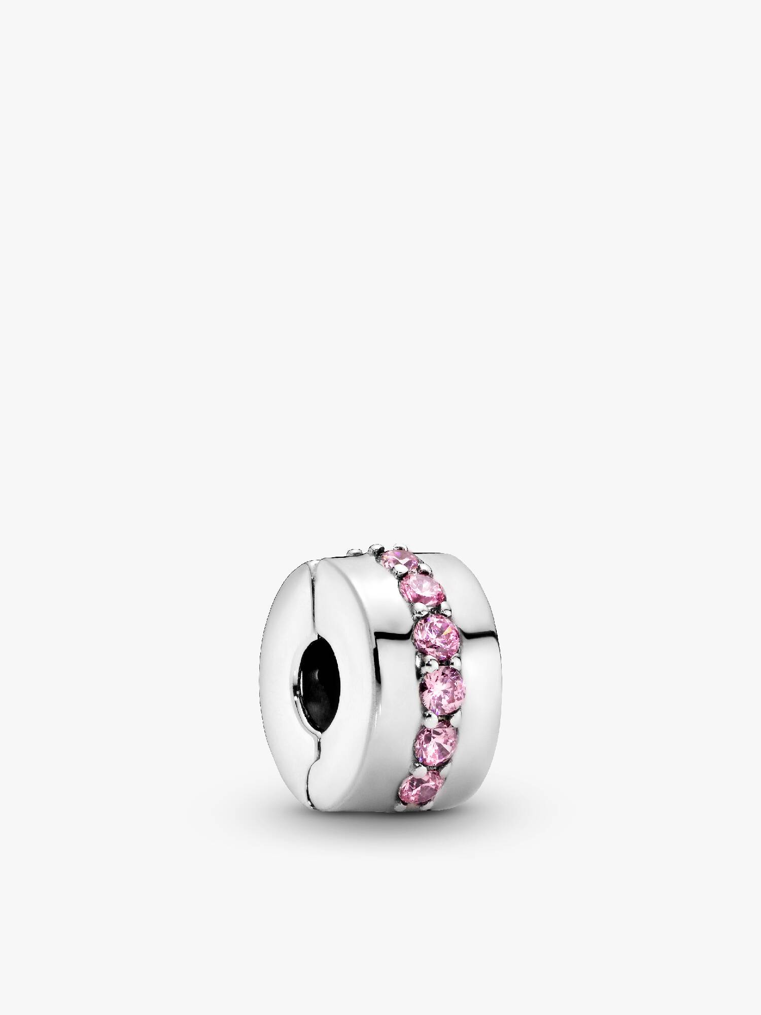 Pembe Işıltılı Dizi Klips Charm