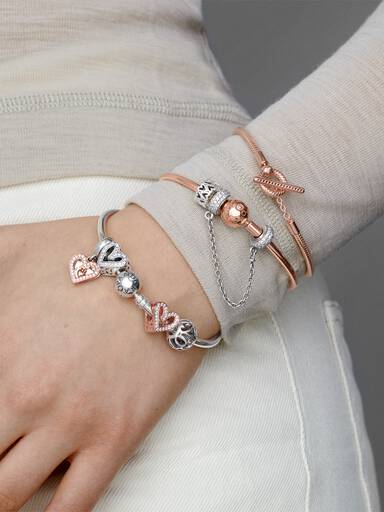 Logo Klipsli Bangle Bileklik