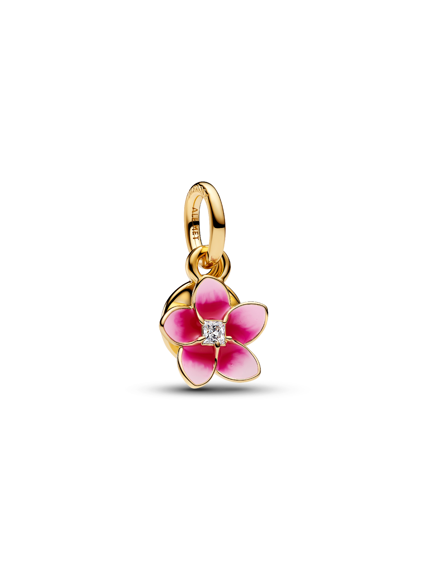 Disney Moana Çiçek Sallantılı Charm | Altın kaplama | Pandora TR