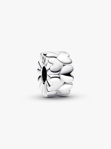 Kalp Desenli Klips Charm