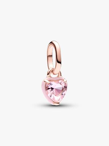 Pandora ME Pembe Çakra Kalp Mini Sallantılı Charm