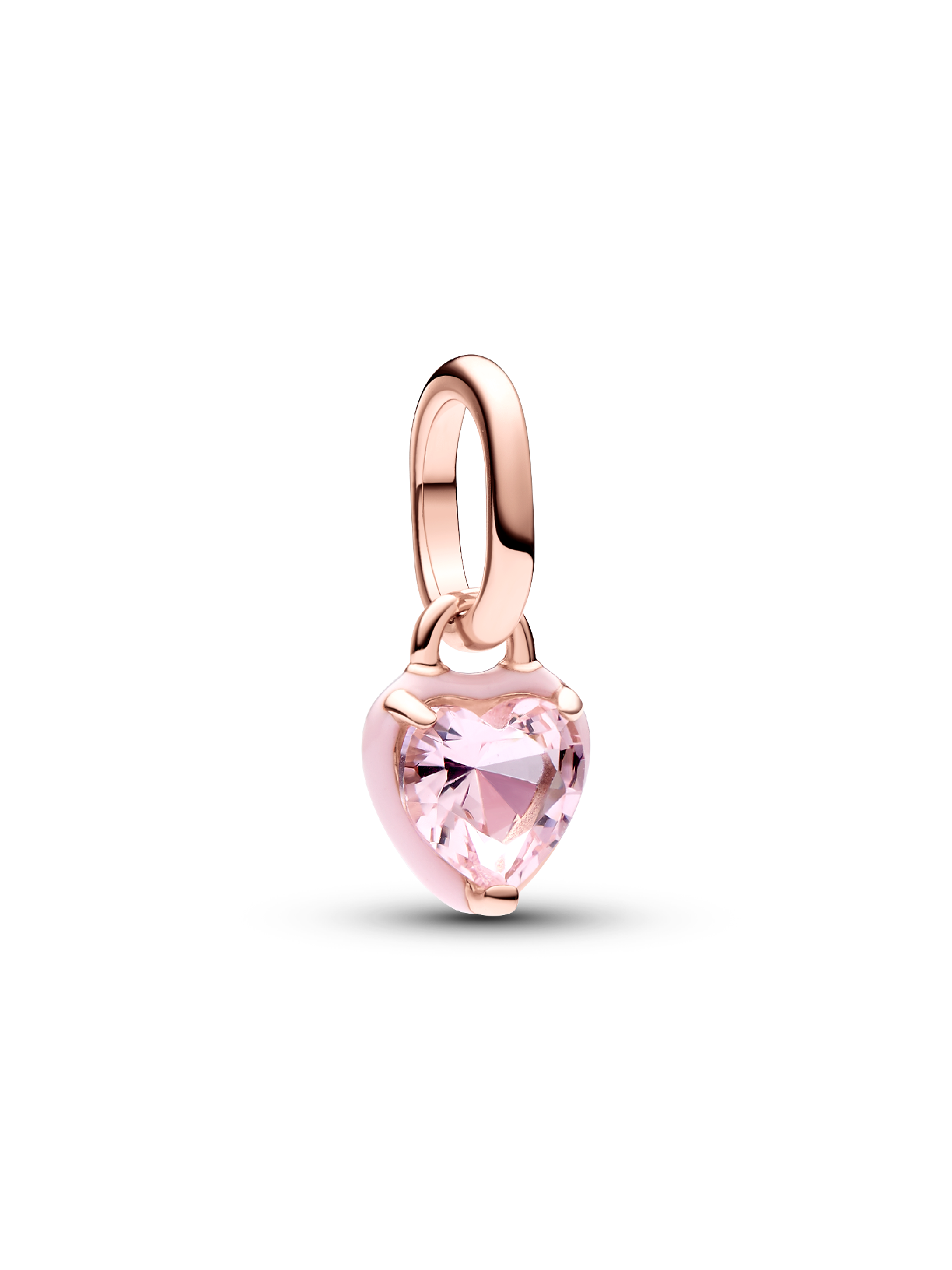 Pandora ME Pembe Çakra Kalp Mini Sallantılı Charm