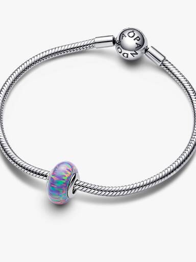 Işıltılı Opal Mor Charm