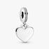 Yazı İşlenebilir Kalp Etiket Sallantılı Charm Yazı İşlenebilir Kalp Etiket Sallantılı Charm