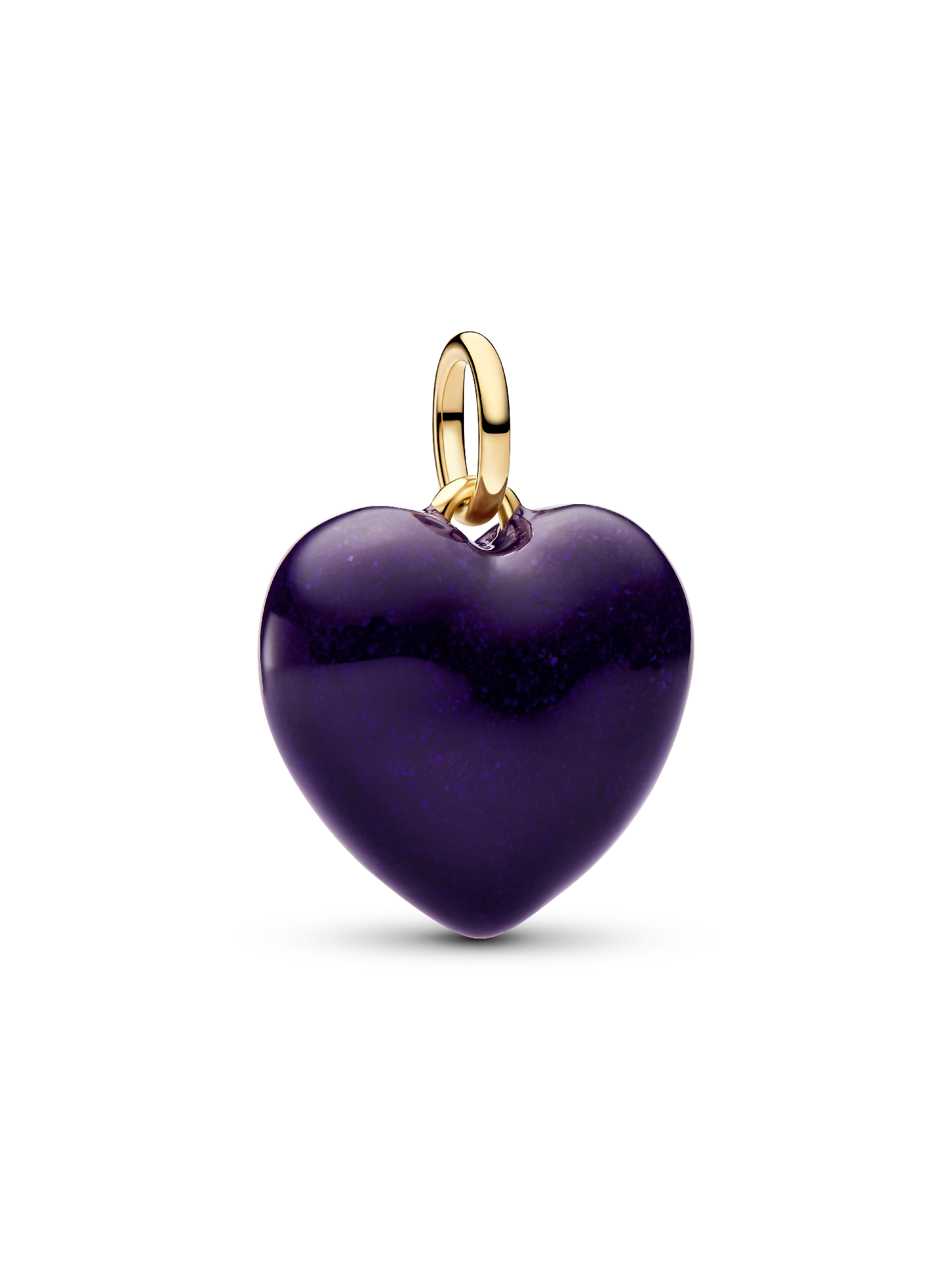 Mor Dolgun Kalp Sallantılı Charm