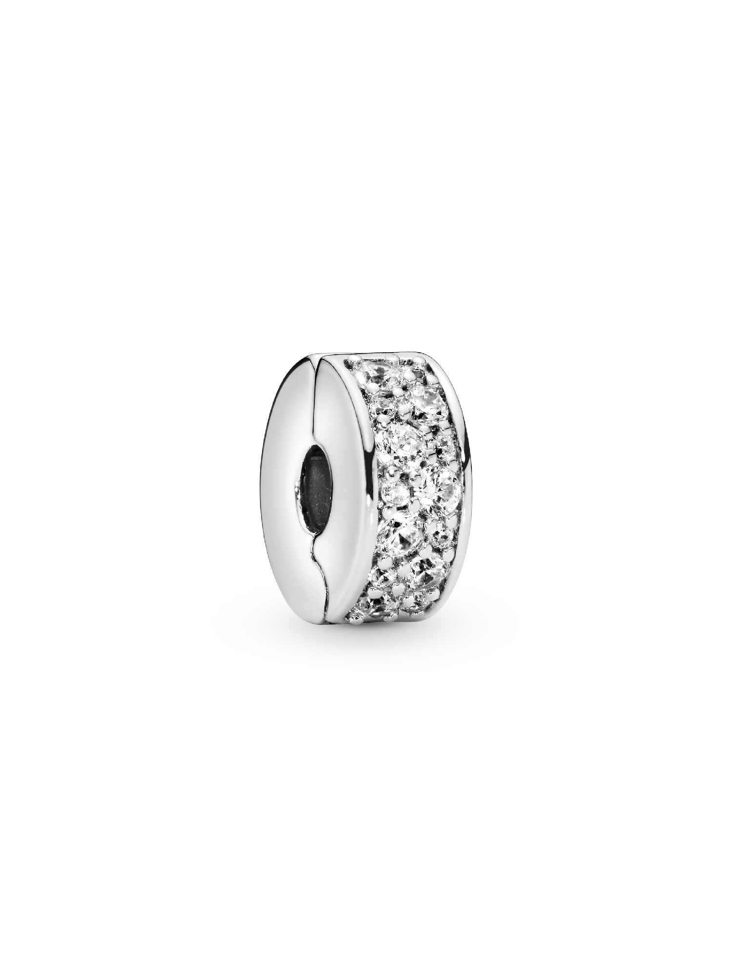 Şeffaf Pavé Klips Charm