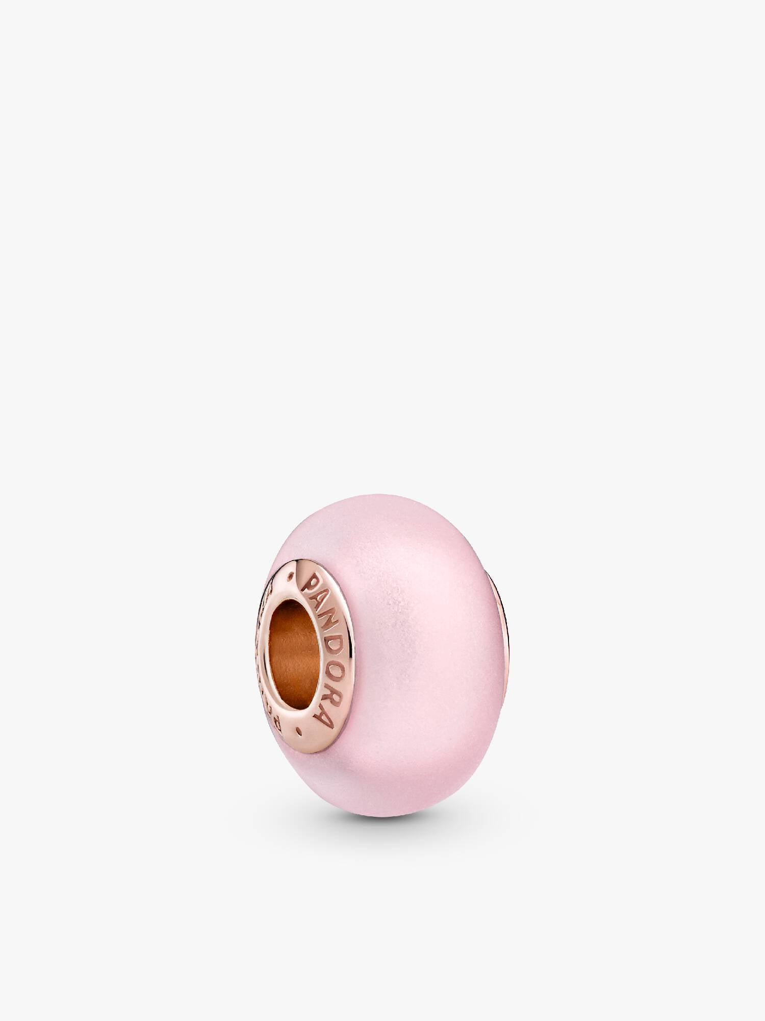 Mat Pembe Murano Cam Charm