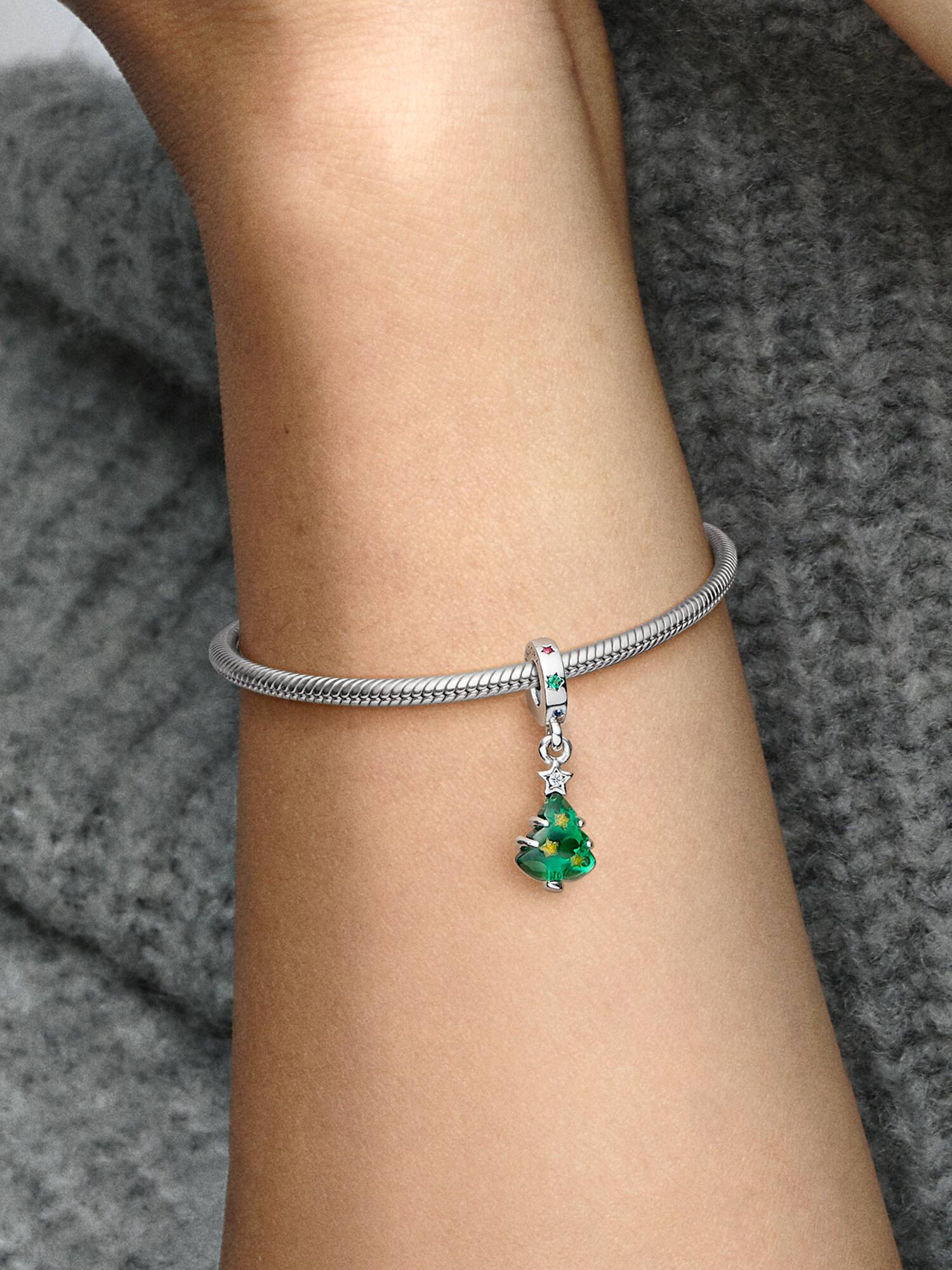 Işıltılı Yılbaşı Ağacı Sallantılı Charm