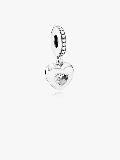 PANDORA 2017 Kulüp Charm, 0.01ct TW h/vs diamond