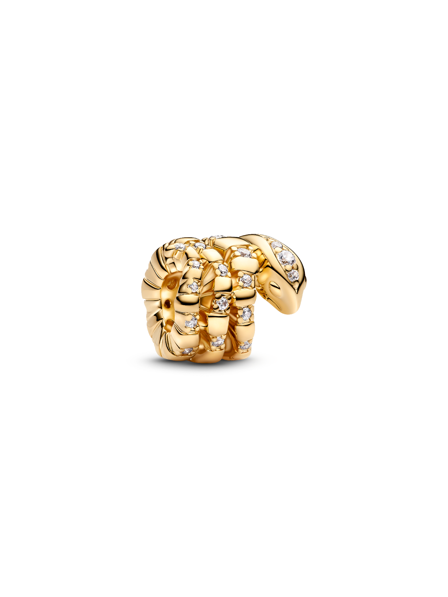 ノルディックウェア　charms Gold Kıvrımlı Yılan Charm | Altın kaplama | Pandora TR