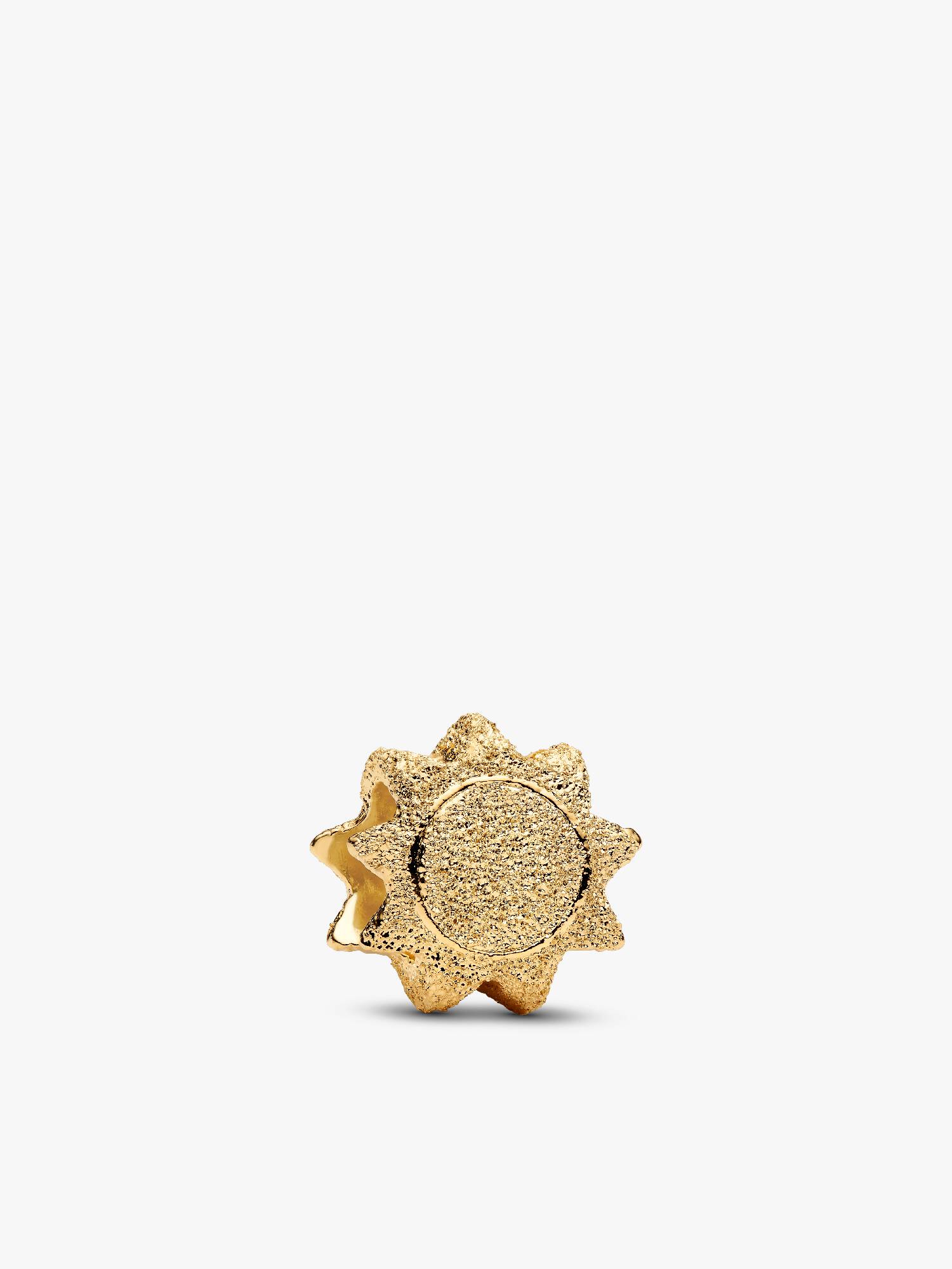 Dokulu Güneş Mini Charm