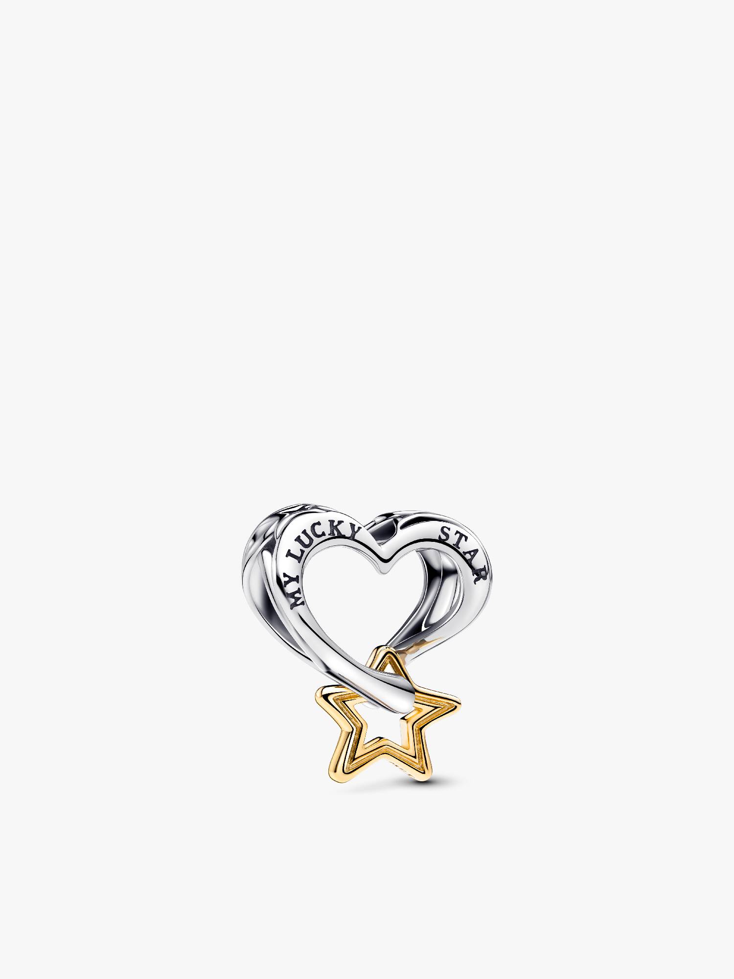 Şanslı Yıldız ve Kalp Charm