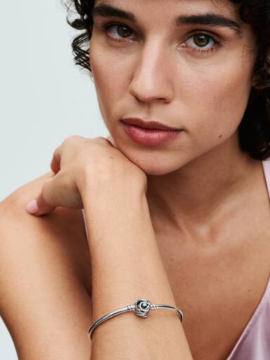 Çevrelenmiş Klipsli Bangle Bileklik