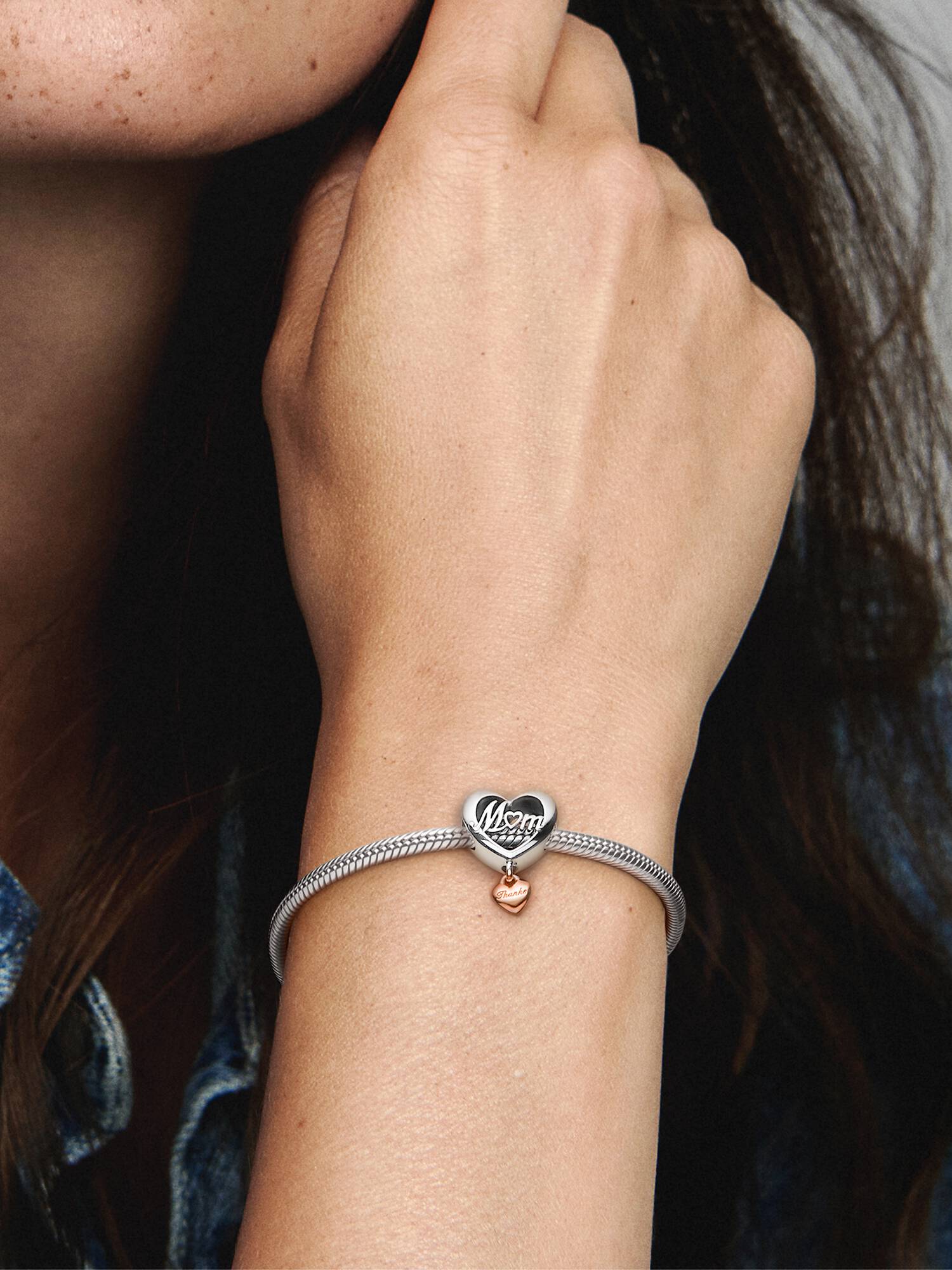 "Teşekkürler Anne" Kalp Charm
