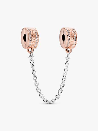 Pandora Logolu Güvenlik Zinciri Klips Charm