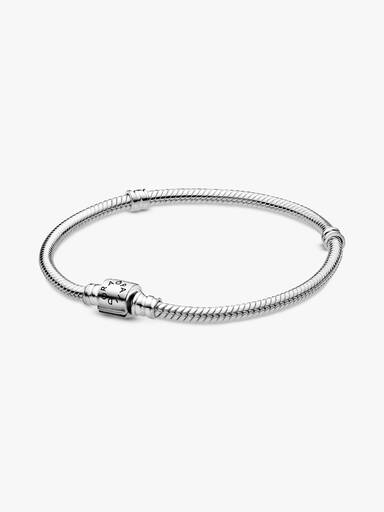 Pandora Moments Silindir Klipsli Yılan Zincirli Bileklik