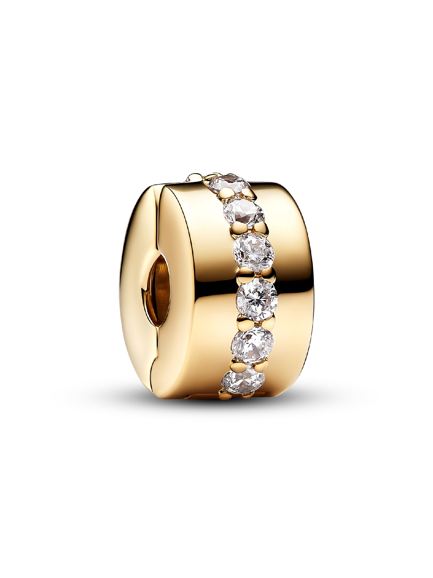【koro】ディズニー PANDORA 14kゴールド クリップ Işıltılı Tek Sıra Klips Charm | Altın kaplama | Pandora TR