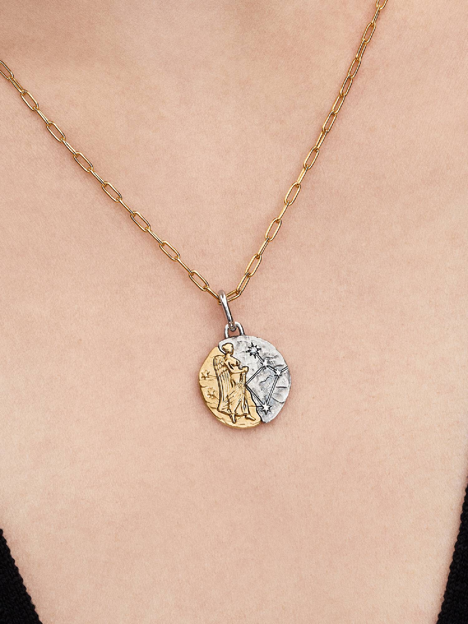 Başak Burcu Madalyon Charm