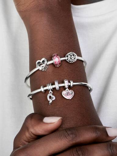 Fantastik Pembe Murano Charm