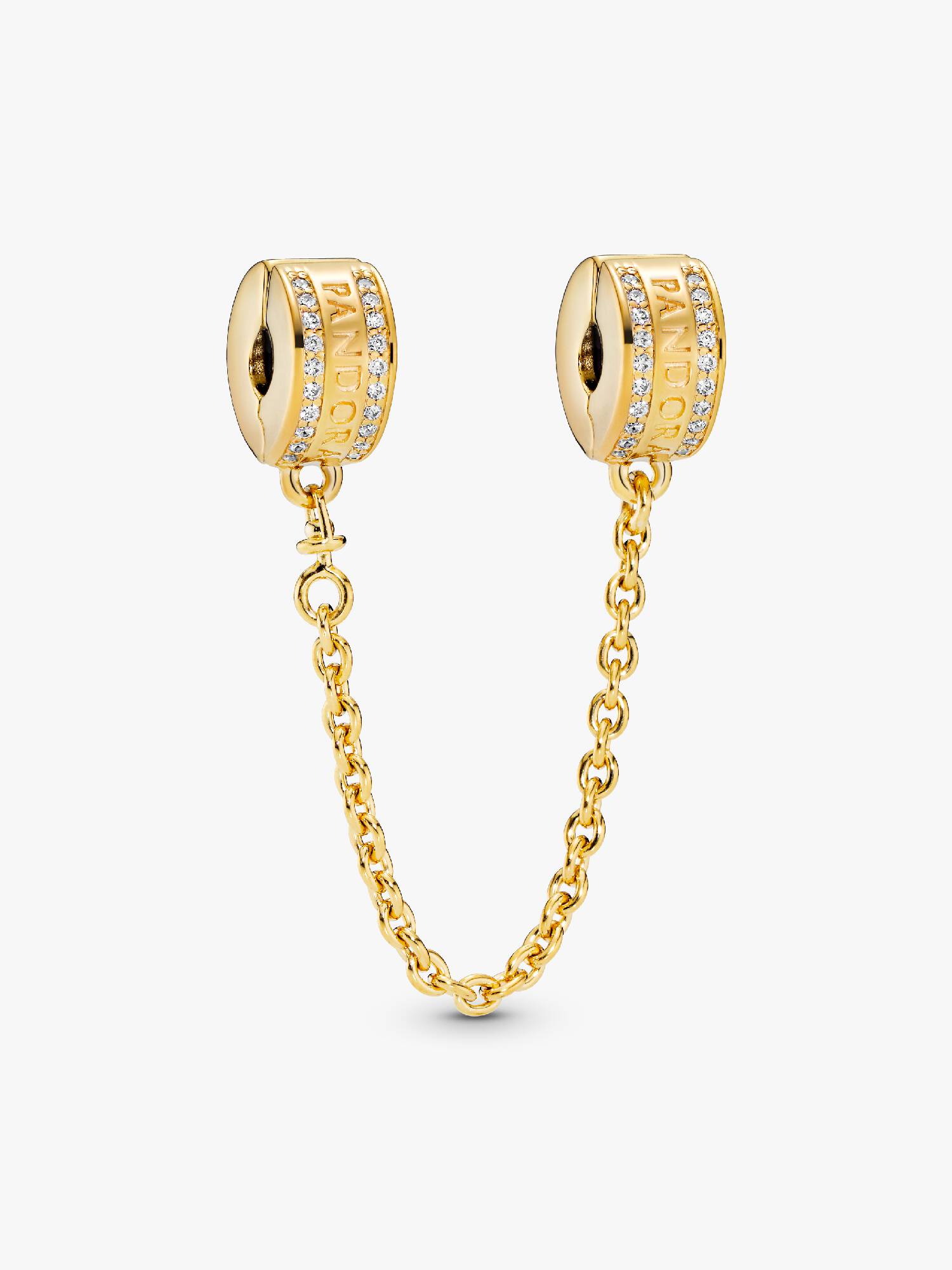 Pandora Logolu Güvenlik Zinciri Klips Charm