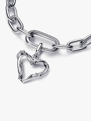 Pandora ME Dikenli Kalp Madalyon Charm