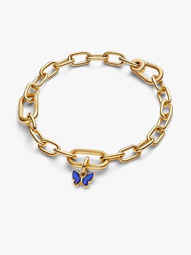 Mavi Kelebek Mini Sallantılı Charm