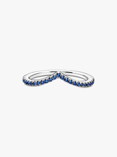 Pandora Timeless Işıltılı Mavi Dilek Yüzüğü