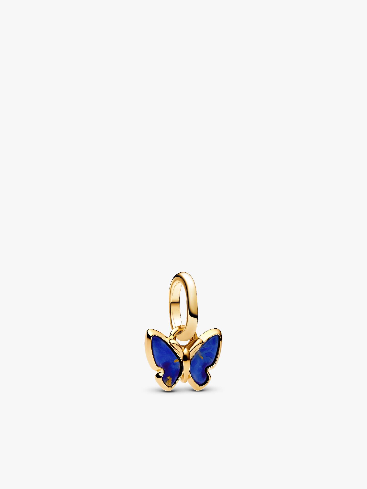 Mavi Kelebek Mini Sallantılı Charm