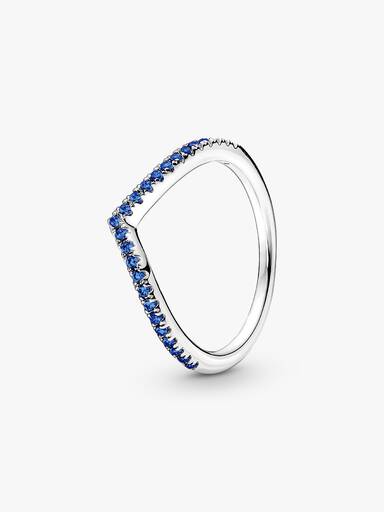 Pandora Timeless Işıltılı Mavi Dilek Yüzüğü