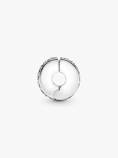 Şeffaf Pavé Klips Charm
