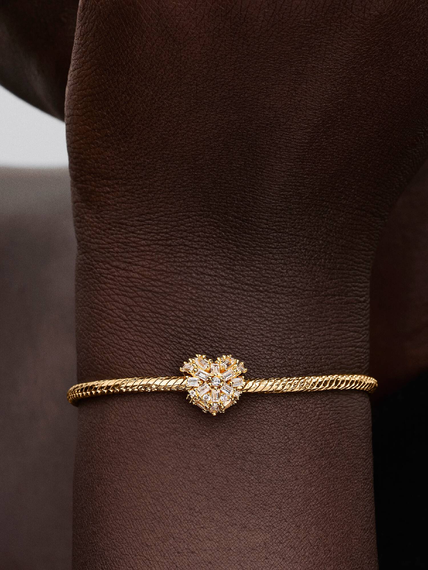 Işıltılı Kalp Charm