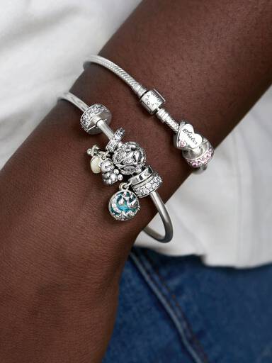 Şeffaf Pavé Klips Charm