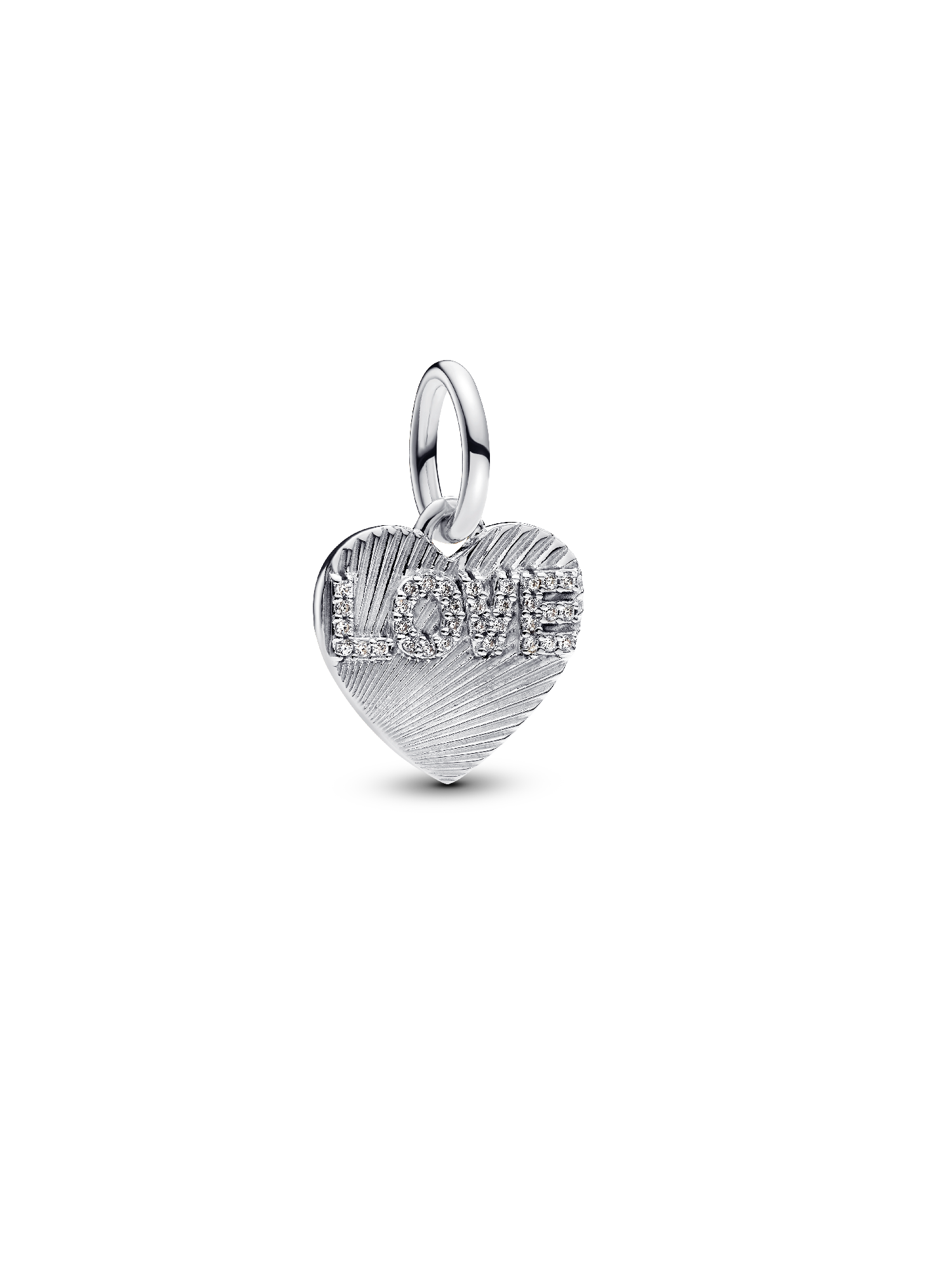 İşleme Yapılabilir Kalp Etiket Sallantılı Charm